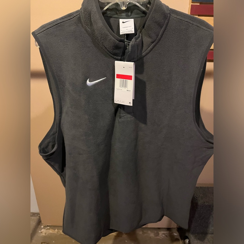 Nike Dark Gray Fleece Vest